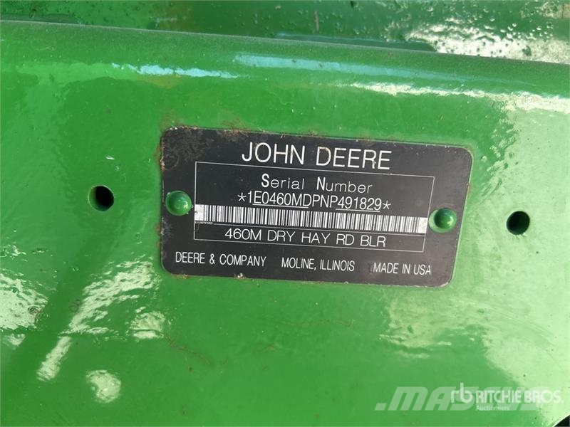John Deere 460M Round Baler Balirke (okrogle bale)