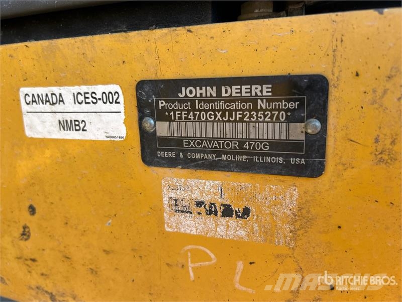 John Deere 470G LC Tracked Excavator Raupenbagger