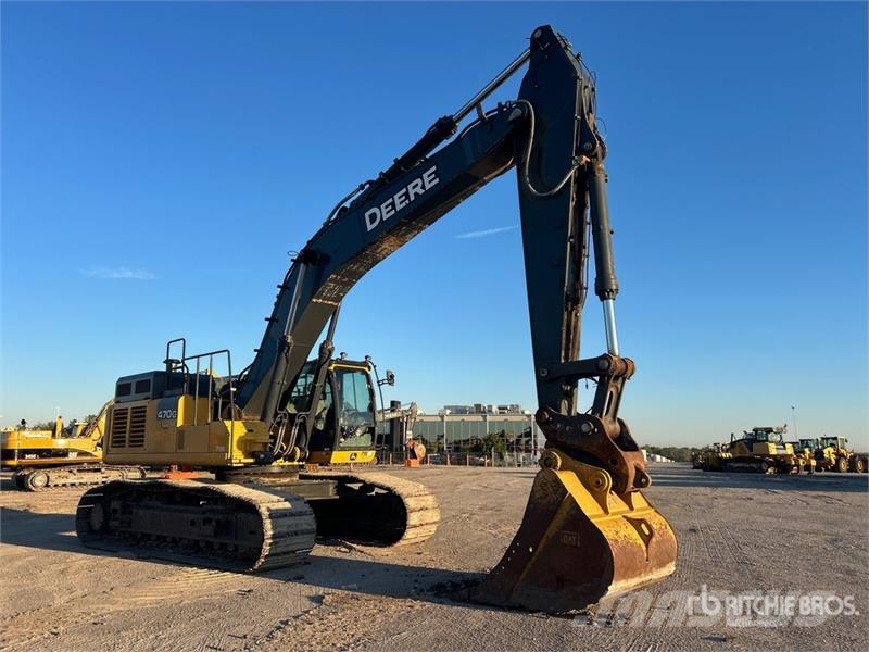 John Deere 470G LC Tracked Excavator Kāpurķēžu ekskavatori