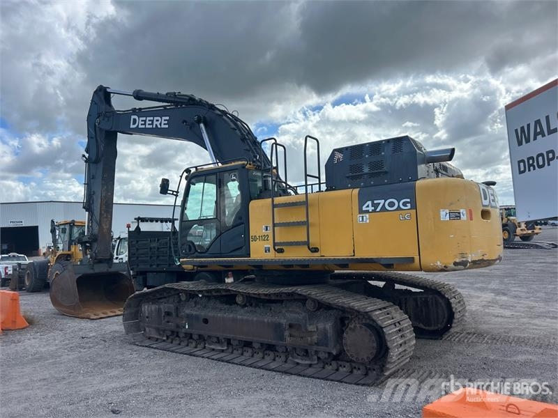 John Deere 470GLC Tracked Excavator حفارات زحافة