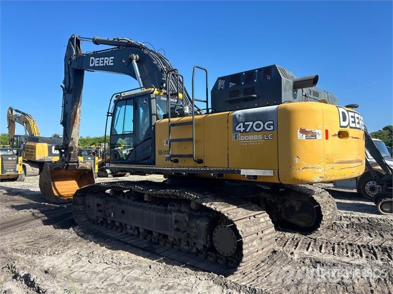 John Deere 470GLC Tracked Excavator حفارات زحافة