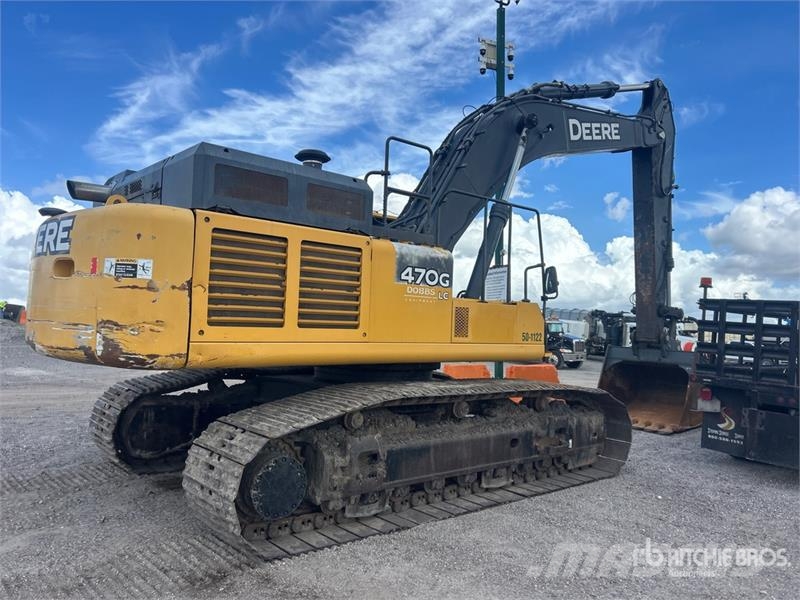John Deere 470GLC Tracked Excavator حفارات زحافة