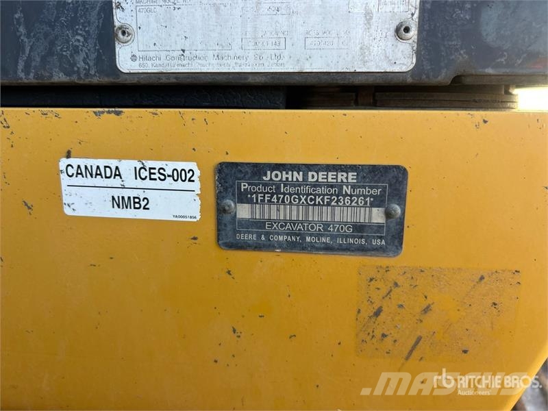 John Deere 470GLC Tracked Excavator حفارات زحافة