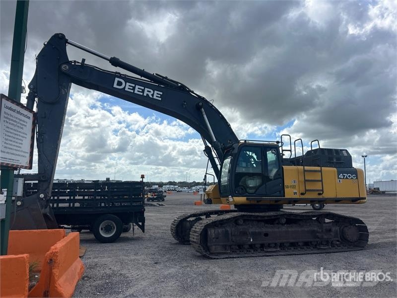 John Deere 470GLC Tracked Excavator حفارات زحافة