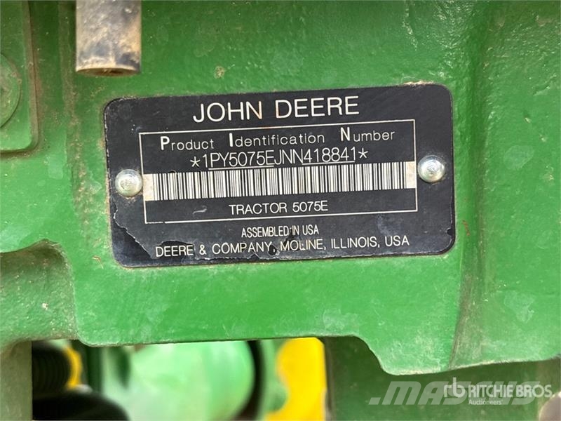 John Deere 5075E Kompakttraktorer