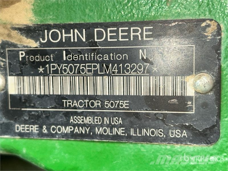 John Deere 5075E Kompakt traktorok
