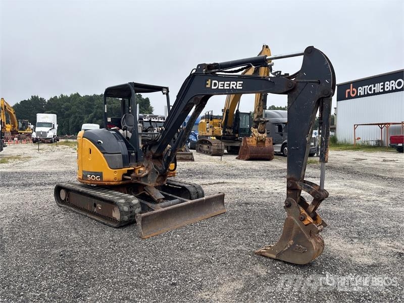 John Deere 50G Miniescavatori