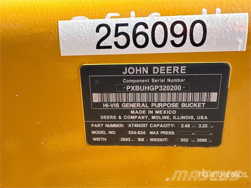 John Deere 524 P-Tier Læssemaskiner på hjul