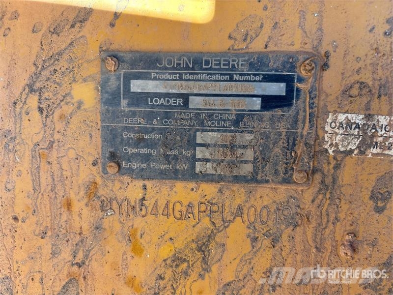 John Deere 544 G-Tier Radlader