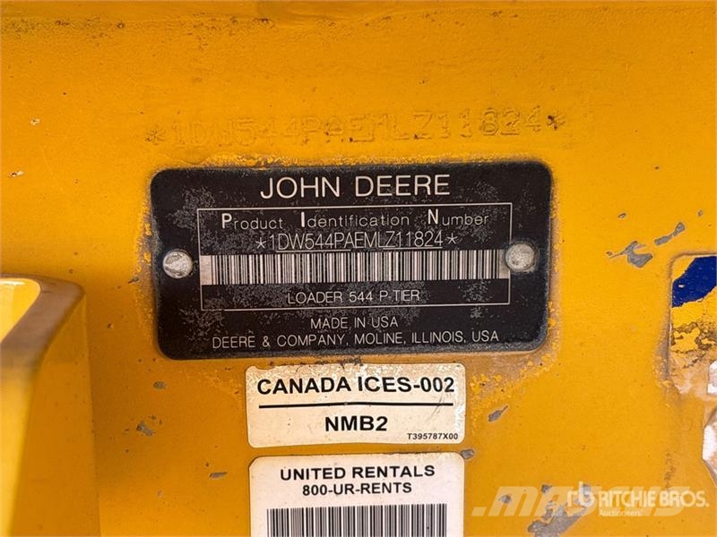 John Deere 544 P-Tier Kolesni nakladalci
