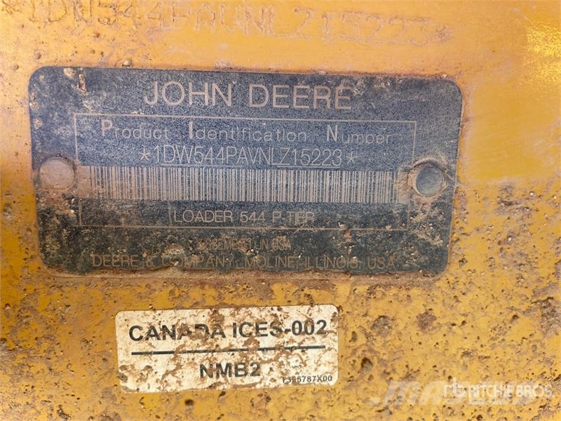 John Deere 544 P-Tier Radlader