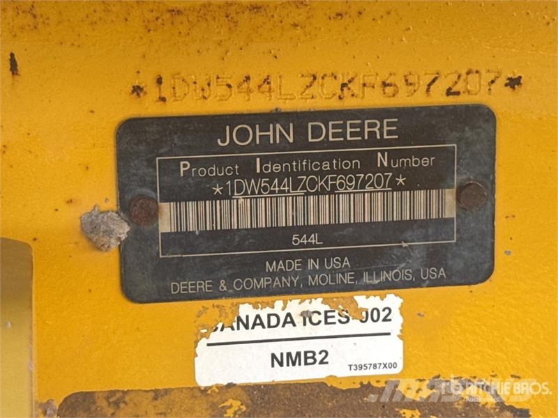 John Deere 544L Wheel Loader Wheel loaders