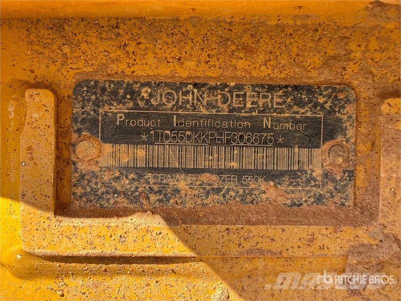 John Deere 550K Crawler Dozer Pásové dozery