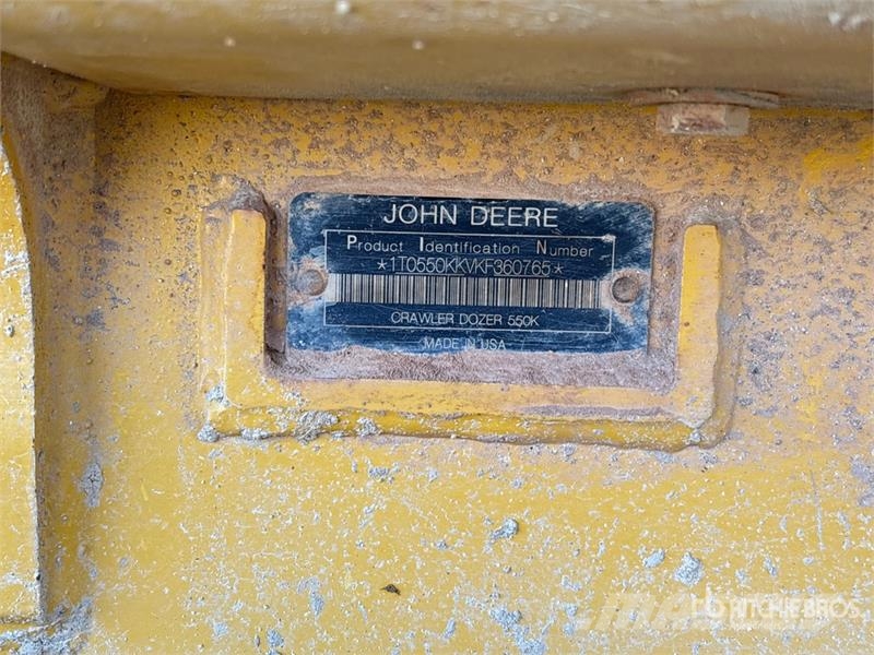 John Deere 550K Crawler Dozer Гусеничні бульдозери