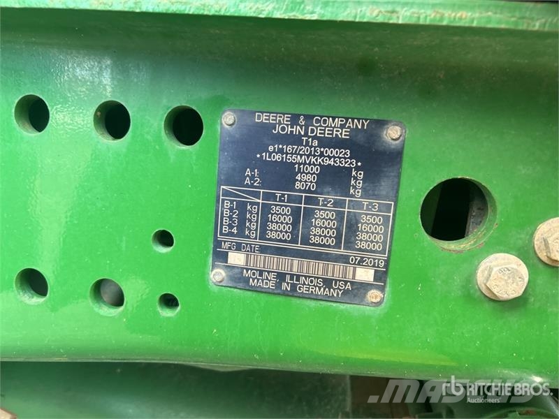 John Deere 6155M Tractors