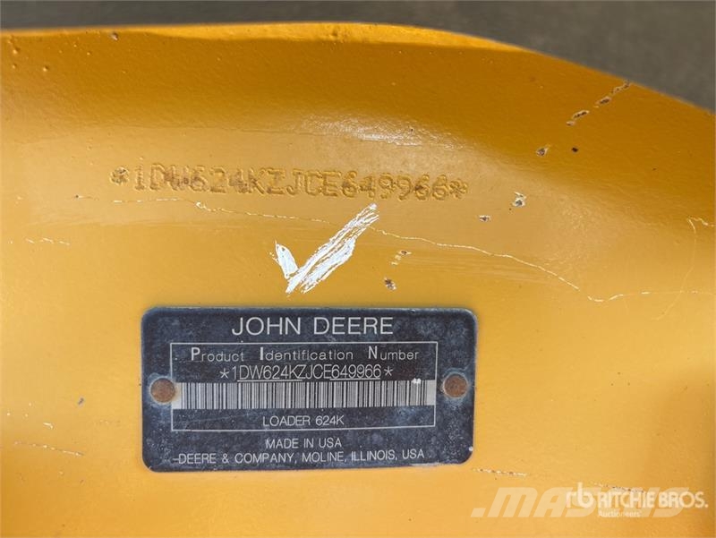 John Deere 624K Wheel Loader Φορτωτές με λάστιχα (Τροχοφόροι)
