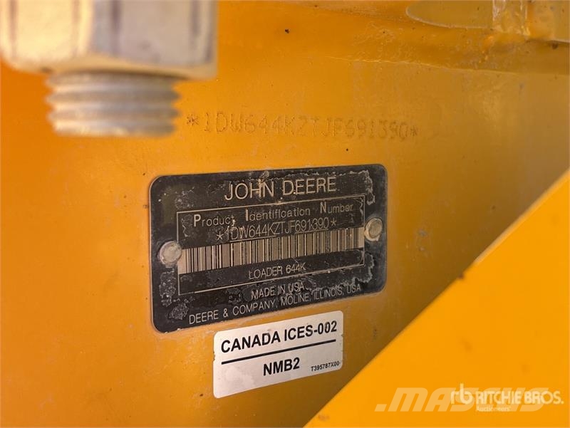 John Deere 644 K Wheel Loader Φορτωτές με λάστιχα (Τροχοφόροι)