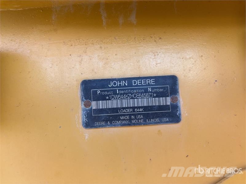 John Deere 644 K Wheel Loader Iekrāvēji uz riteņiem