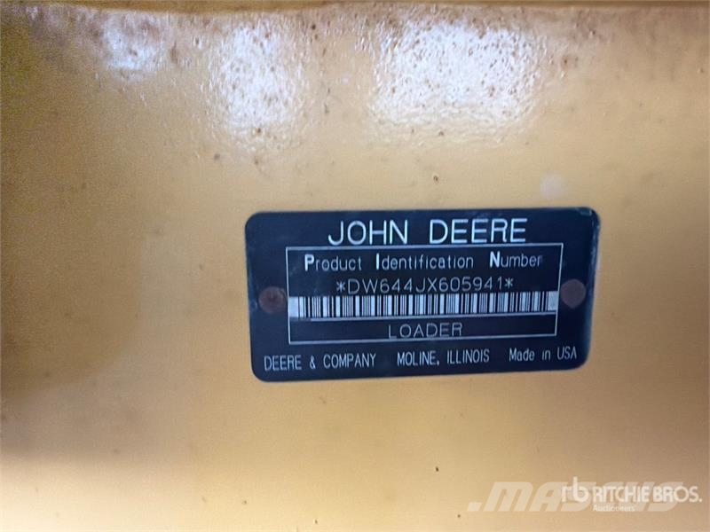 John Deere 644J 휠로우더