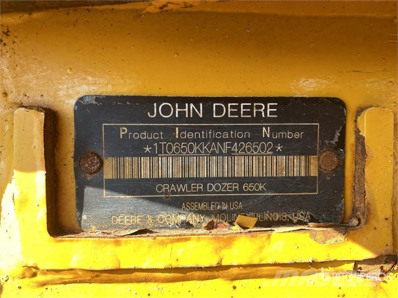 John Deere 650K Crawler Dozer Buldožerji goseničarji