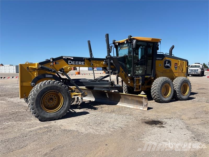 John Deere 670GP Motor Grader معدات تمهيد الطرق