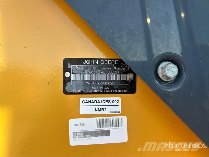 John Deere 670GP Motor Grader 平土機