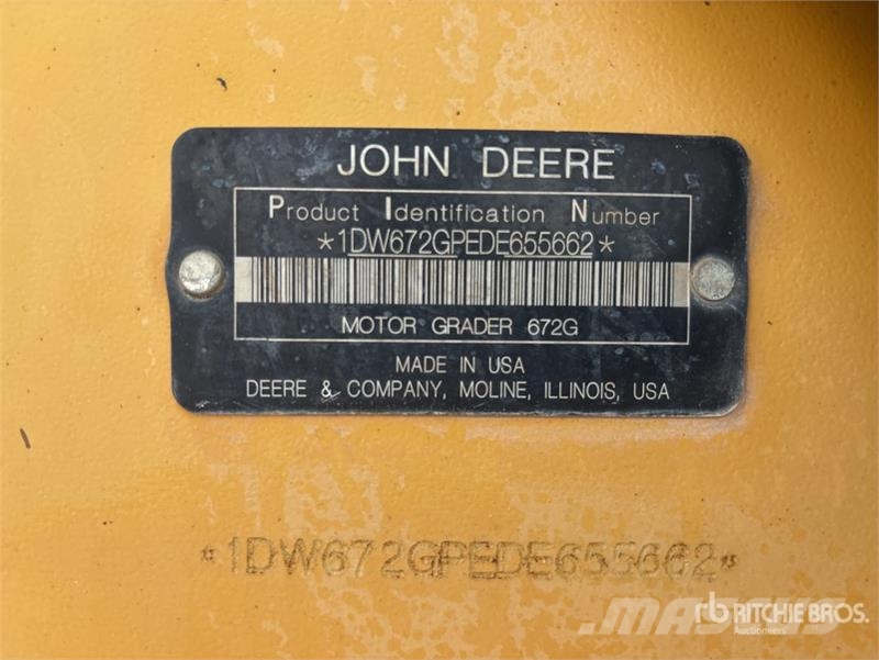 John Deere 672G AWD Motor Grader Greideriai