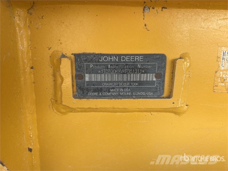 John Deere 700K LGP Pásové dozéry