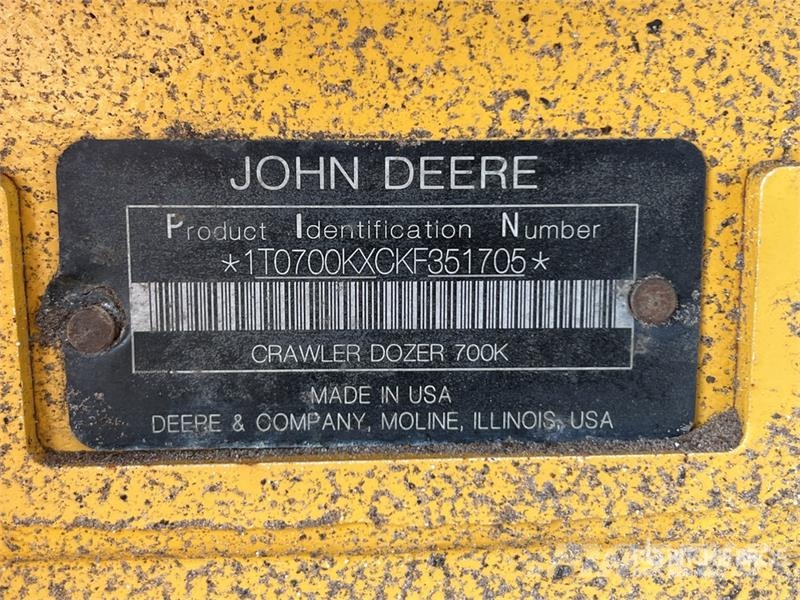 John Deere 700K LGP بلدوزرات مجنزرة