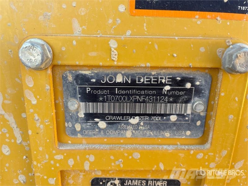 John Deere 700L XLT Crawler Dozer Dozere Beltegående