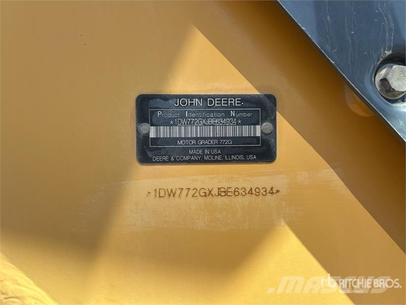 John Deere 772G AWD Motor Grader Graders