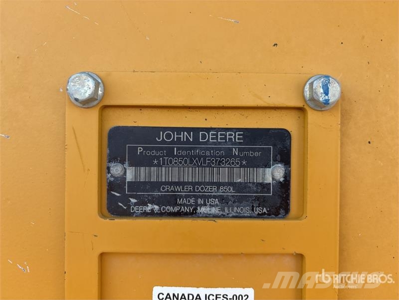 John Deere 850L WLT Crawler Dozer Dozere Beltegående