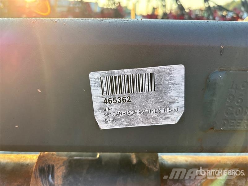 John Deere 96 in Q/C Wheel Loader Forks Паллетные вилы для фронтальных погрузчиков
