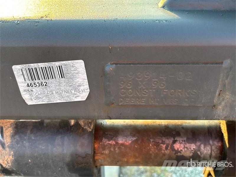 John Deere 96 in Q/C Wheel Loader Forks Паллетные вилы для фронтальных погрузчиков