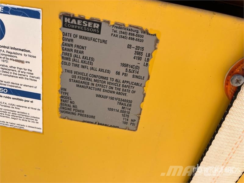 Kaeser M114 Mobile Air Compressor コンプレッサー