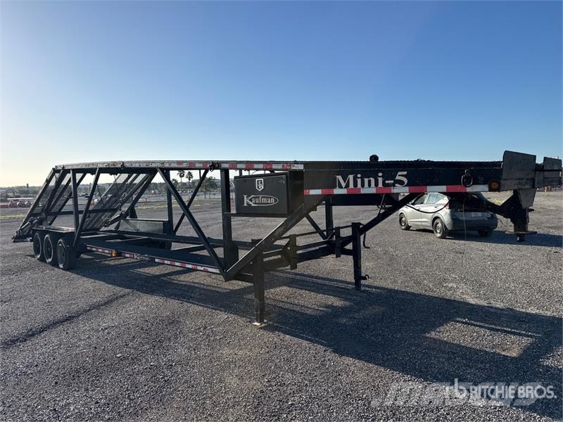 Kaufman Tri/A 5 Car Open Car Carrier Trailer Autotreileri