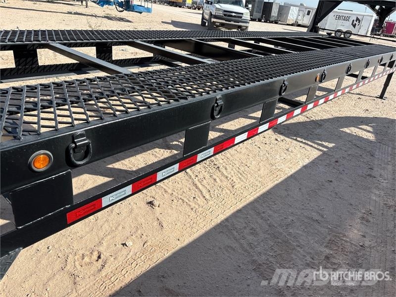 Kaufman Tri/A Open Car Carrier Trailer Autotransportauflieger