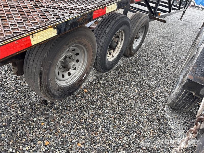 Kaufman WDG Tri/A 3 Car Open Gooseneck Car Carrier Trailer 車両運搬用トレーラー