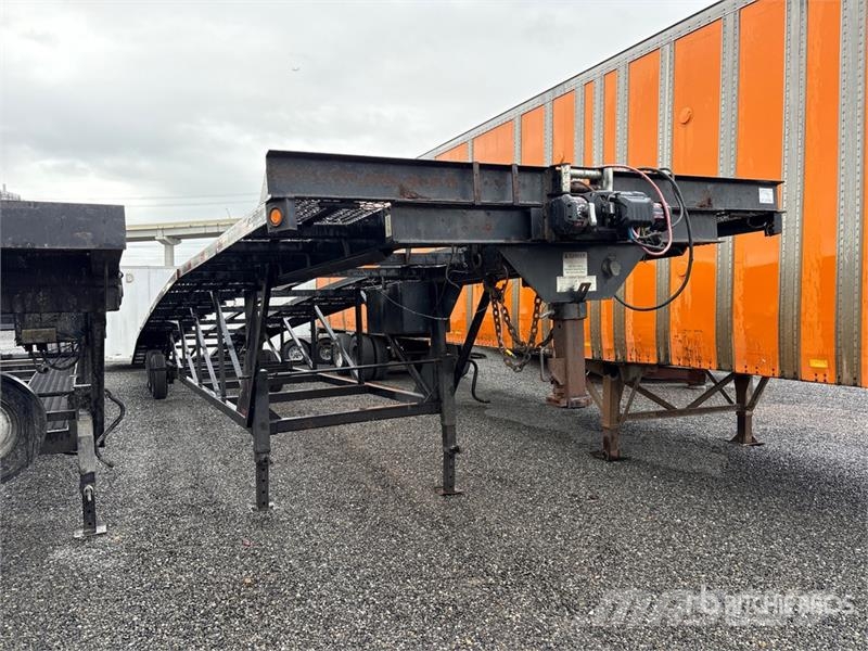 Kaufman WDG Tri/A 3 Car Open Gooseneck Car Carrier Trailer 車両運搬用トレーラー