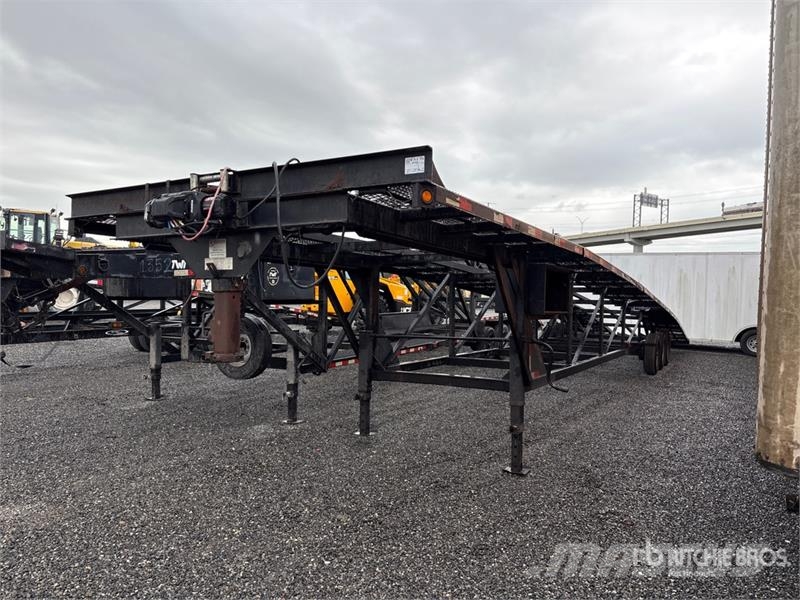 Kaufman WDG Tri/A 3 Car Open Gooseneck Car Carrier Trailer 車両運搬用トレーラー