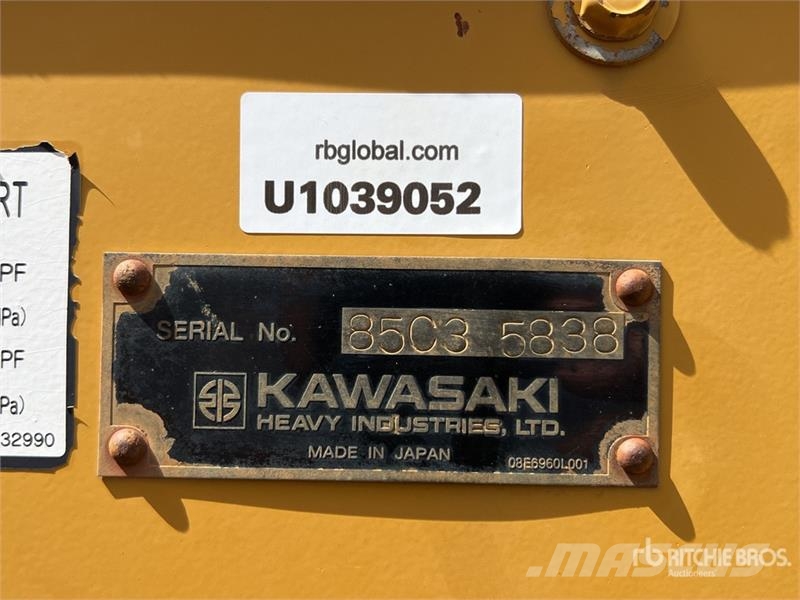 Kawasaki 85ZIV Wheel Loader Cargadoras sobre ruedas