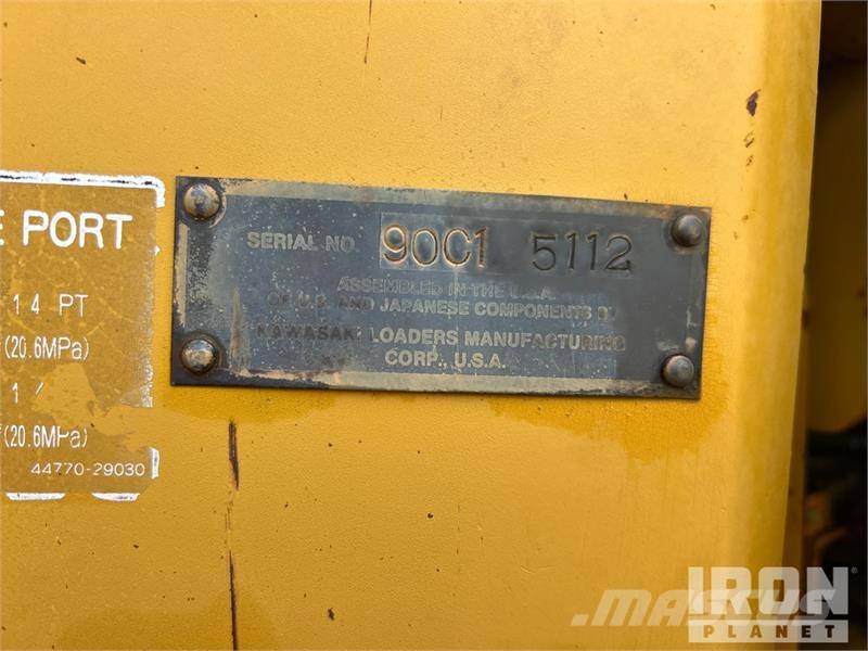 Kawasaki 90Z-III Wheel Loader Chargeuse sur pneus
