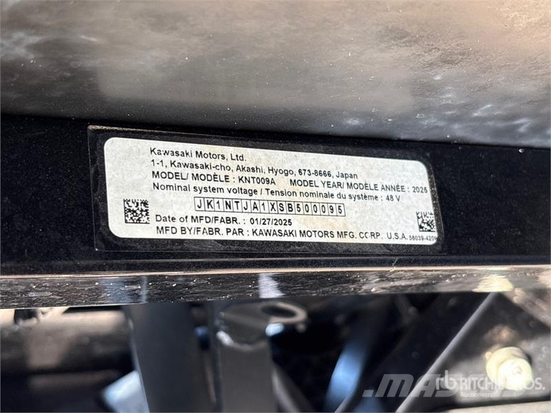 Kawasaki KNT009ASFNN Electric Golf Cart Golfbil