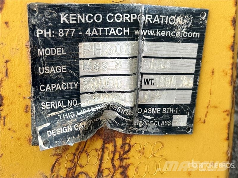 Kenco PH 3000 30,000 lb Mechanical Pipe Clamp Entreprenør - Andet