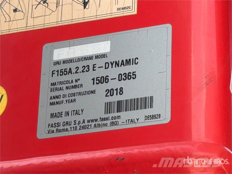 Kenworth Fassi F155A.2.23E 10582 lb Knuckle Boom on Kenwor Tovornjaki z žerjavom