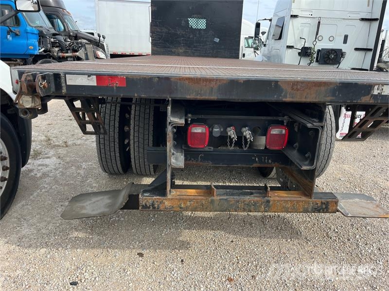 Kenworth T370 6x4 Flatbed Truck Platformas/izkraušana no sāniem
