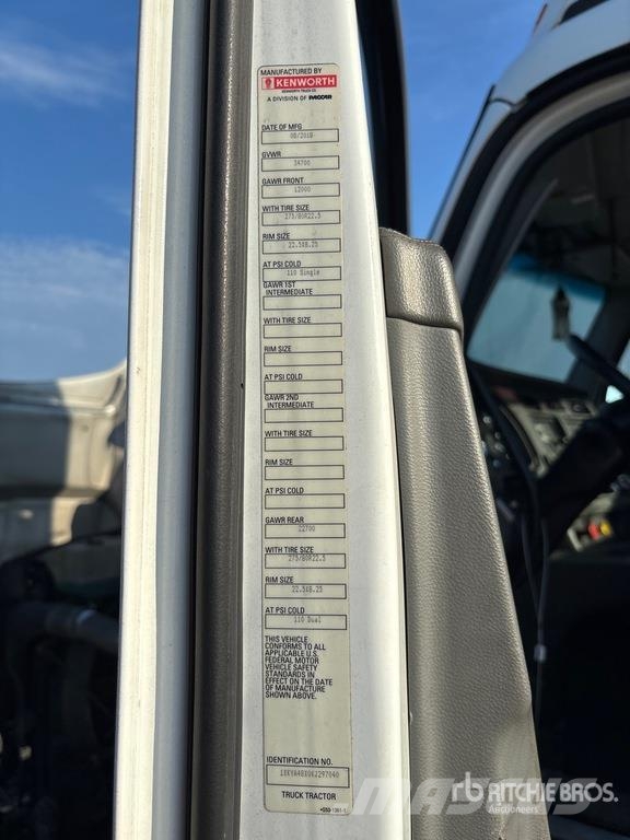 Kenworth T680 4x2 S/A Day Cab Truck Tractor Prime Movers