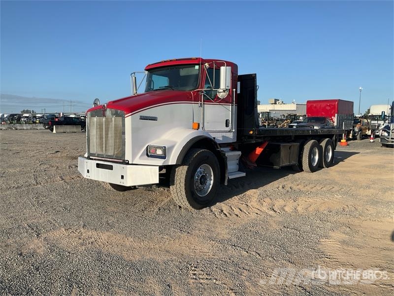 Kenworth T800 6x4 Flatbed Truck Tovornjaki s kesonom/platojem