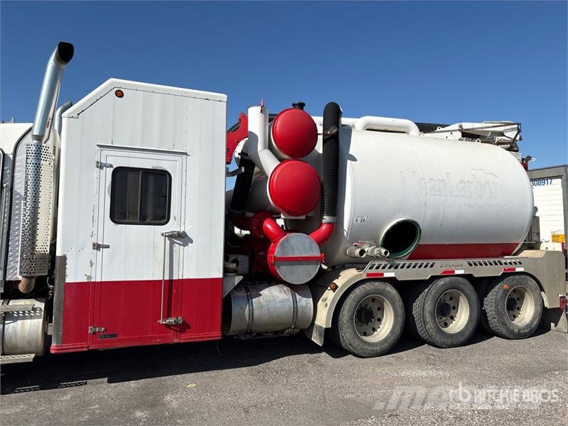 Kenworth T800 8x6 Vacuum Tanker Truck Kombinētās vakumsūkņa mašīnas