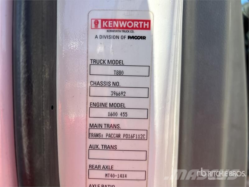 Kenworth T880 Vilcēji